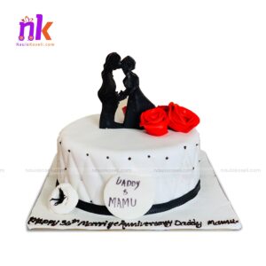 Anniversary Cake in Nepal- 2 Pounds - NauloKoseli.com cake ordered online in Kathmandu, Nepal