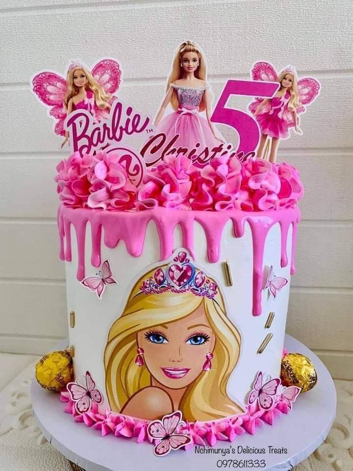 Barbie's Cake cake ordered online in Kathmandu, Nepal