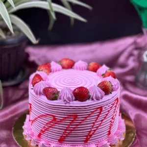 Best Strawberry Cake in Pokhara cake ordered online in Kathmandu, Nepal