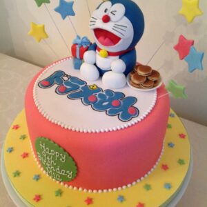 Birthday Cake Doraemon Design - Classic Birthday Cake cake ordered online in Kathmandu, Nepal