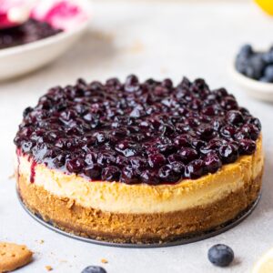 Blueberry Cheesecake cake ordered online in Kathmandu, Nepal
