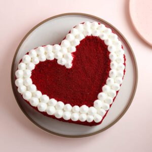 Buy Heart Shape Red Velvet Crumb Cake Online - Order Now ordered online in Kathmandu, Nepal