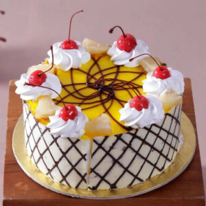 Cherry Pineapple Cake cake ordered online in Kathmandu, Nepal