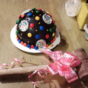Choco Gems Pinata Celebration cake ordered online in Kathmandu, Nepal