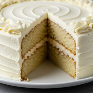 Classic White Cake with Vanilla Frosting cake ordered online in Kathmandu, Nepal