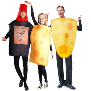 Couple Funny Performance Cosplay Costumes Halloween Funny Cosplay Performance Role-playing Cheese Cake Party Costumes cake ordered online in Kathmandu, Nepal