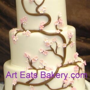 Custom Fondant Wedding and Birthday Cake Designs cake ordered online in Kathmandu, Nepal