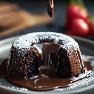 Decadent Chocolate Lava Cake: The Ultimate Gooey Delight cake ordered online in Kathmandu, Nepal