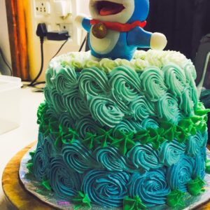 Doraemon Birthday Cake Designs cake ordered online in Kathmandu, Nepal