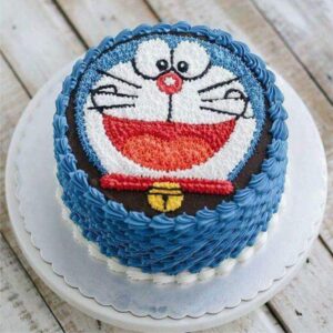 Doraemon Birthday Cake cake ordered online in Kathmandu, Nepal