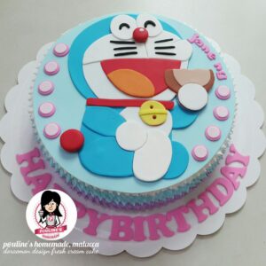 Doraemon Fresh Cream Cake Cake Character Cakes Cake Design cake ordered online in Kathmandu, Nepal