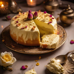 Eggless Rasmalai Cake cake ordered online in Kathmandu, Nepal
