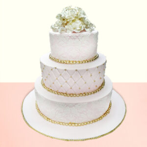 Elegant Wedding Cake cake ordered online in Kathmandu, Nepal