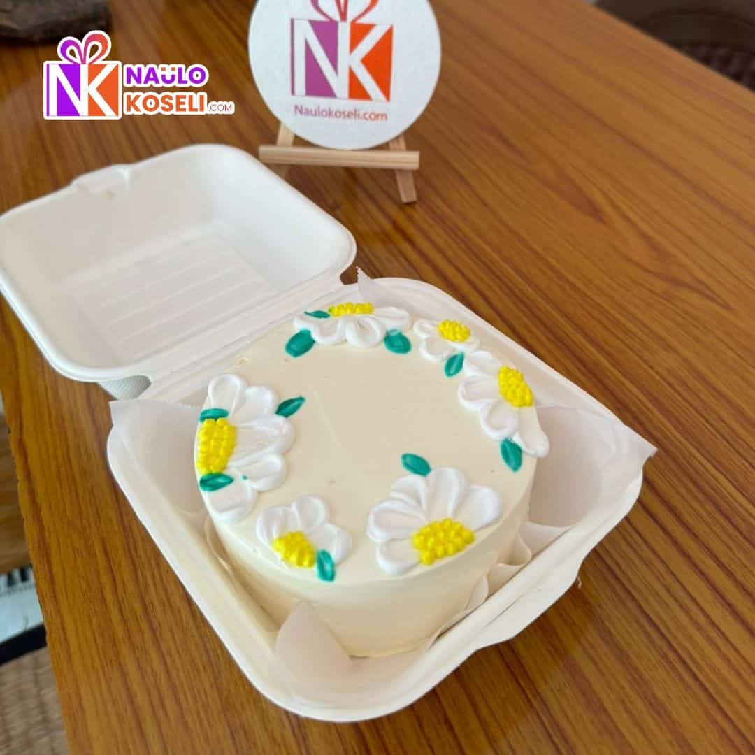 Floral Bento Cake cake ordered online in Kathmandu, Nepal