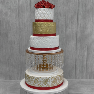 Luxury Wedding Cakes - Design 23 - Just Temptations cake ordered online in Kathmandu, Nepal