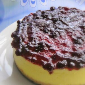 PH the Meat Lover: Blueberry Cheesecake cake ordered online in Kathmandu, Nepal