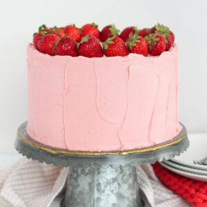 Pink Strawberry Cake cake ordered online in Kathmandu, Nepal