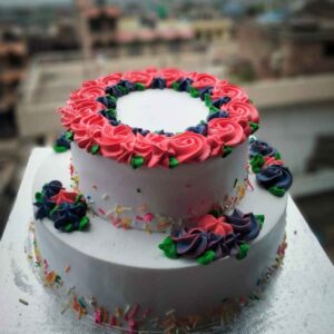 Red Velvet Birthday Cake (2 pound) – Ganesh Pauroti Udhyog cake ordered online in Kathmandu, Nepal