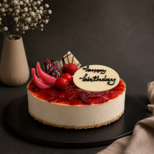 Rich Strawberry Cheesecake in Cake ordered online in Kathmandu, Nepal