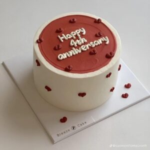 Simple and Elegant Anniversary Cake cake ordered online in Kathmandu, Nepal