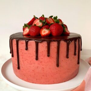 Strawberry Filled Chocolate Cake cake ordered online in Kathmandu, Nepal