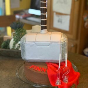 Thor's Hammer Birthday Cake cake ordered online in Kathmandu, Nepal