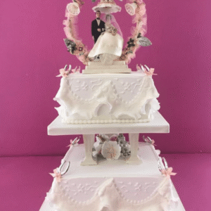 Trend Alert For 2023 Brides: Vintage Wedding Cake Designs cake ordered online in Kathmandu, Nepal