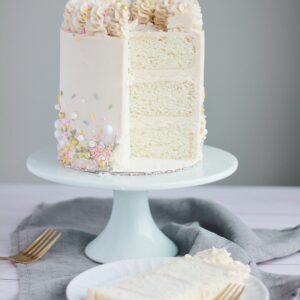 White Cake with Vanilla Buttercream cake ordered online in Kathmandu, Nepal
