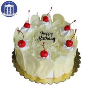 White Forest Cake (1 kg) by 5-Star Chefs - Send Gifts and Money to ... cake ordered online in Kathmandu, Nepal