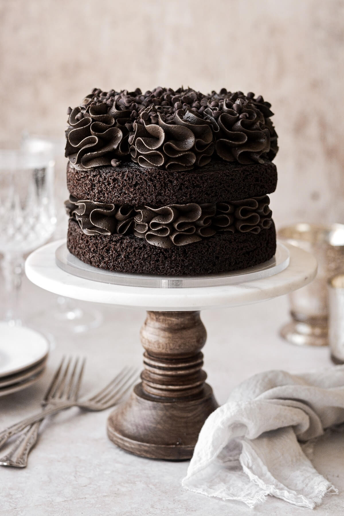 Yummy Dark Chocolate Cakes cake ordered online in Kathmandu, Nepal